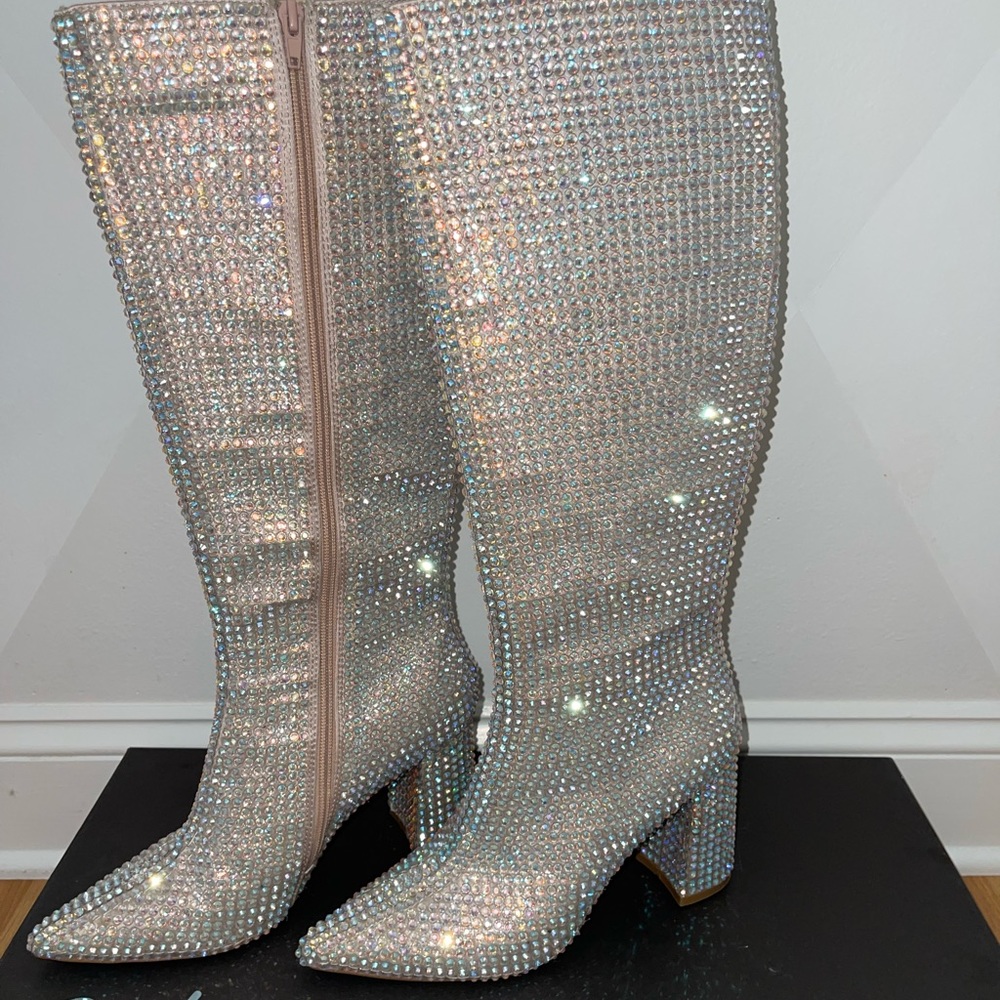 Betsy Johnson rhinestone heels